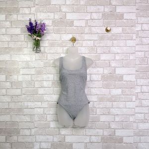 Solid & Striped Anne Marie Grey One Piece Swimsuit